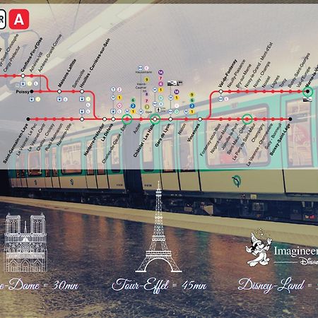 Appartamento Saint-Maur Creteil - Proche Paris Centre Et Disney Esterno foto